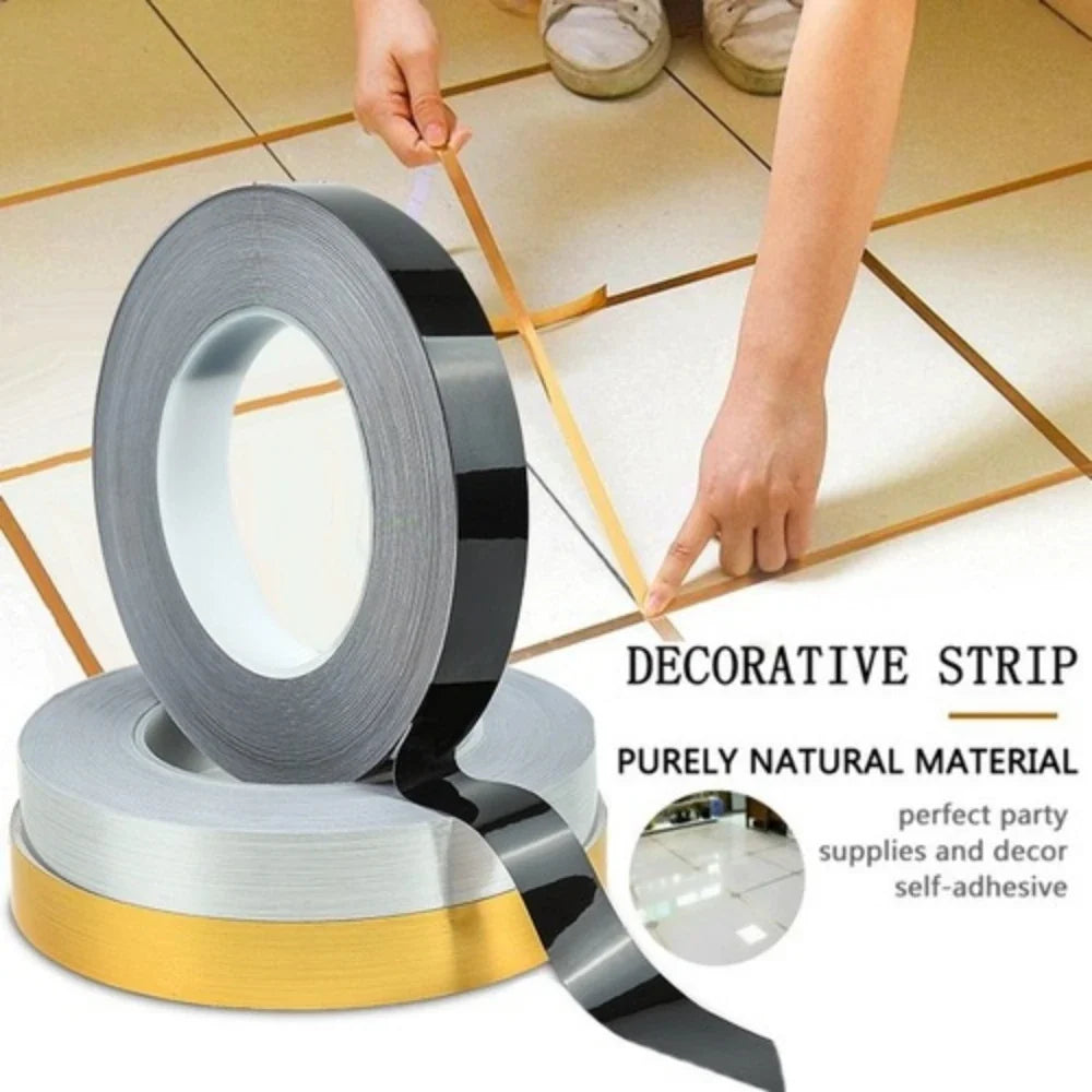50M Waterproof Self-Adhesive Gap Sealing Strip – Wall & Floor Decor Decorative Sealing Strip Qme