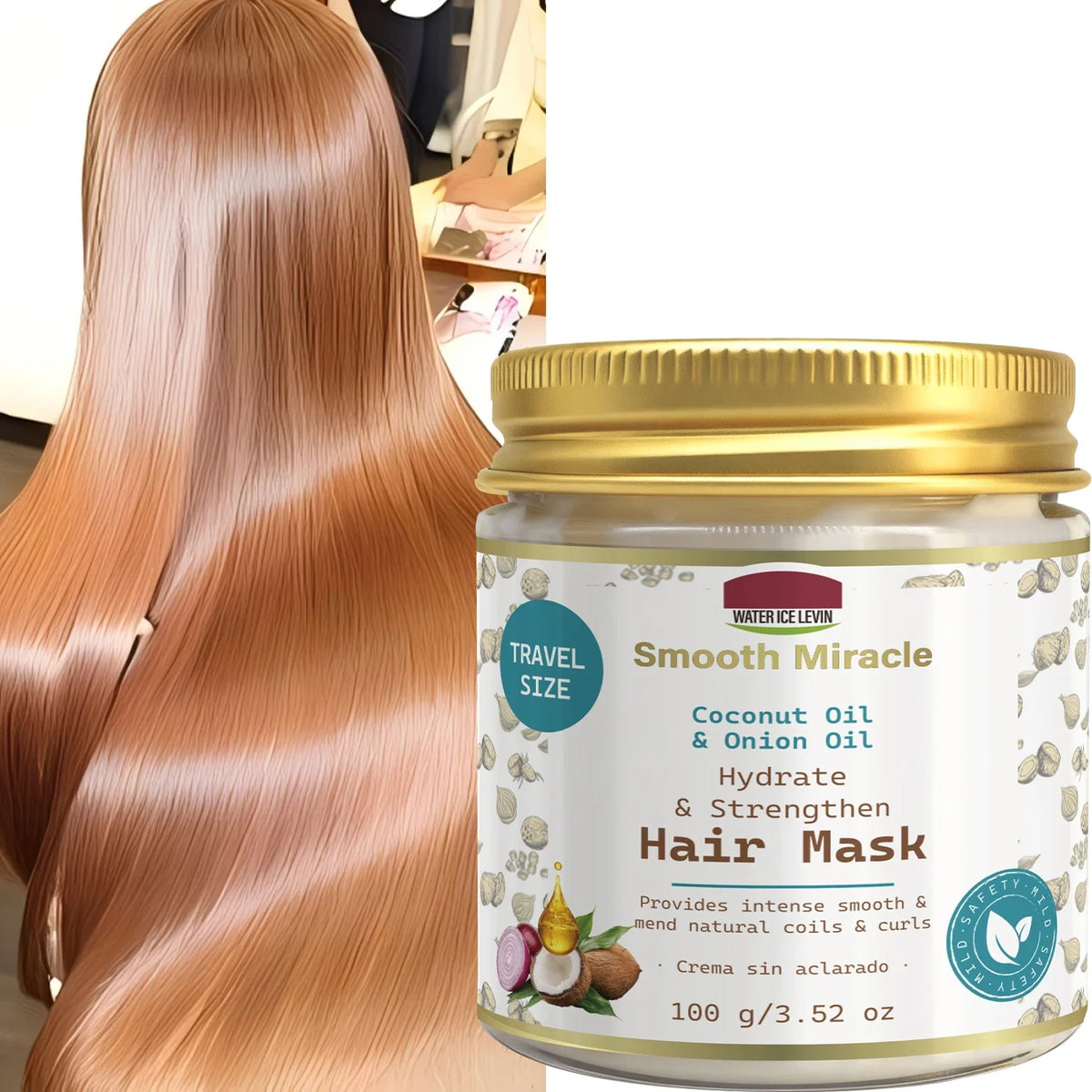 Coconut Onion Oil Hair Mask – Hydrating & Strengthening Treatment Hair Treatment Mask Qme