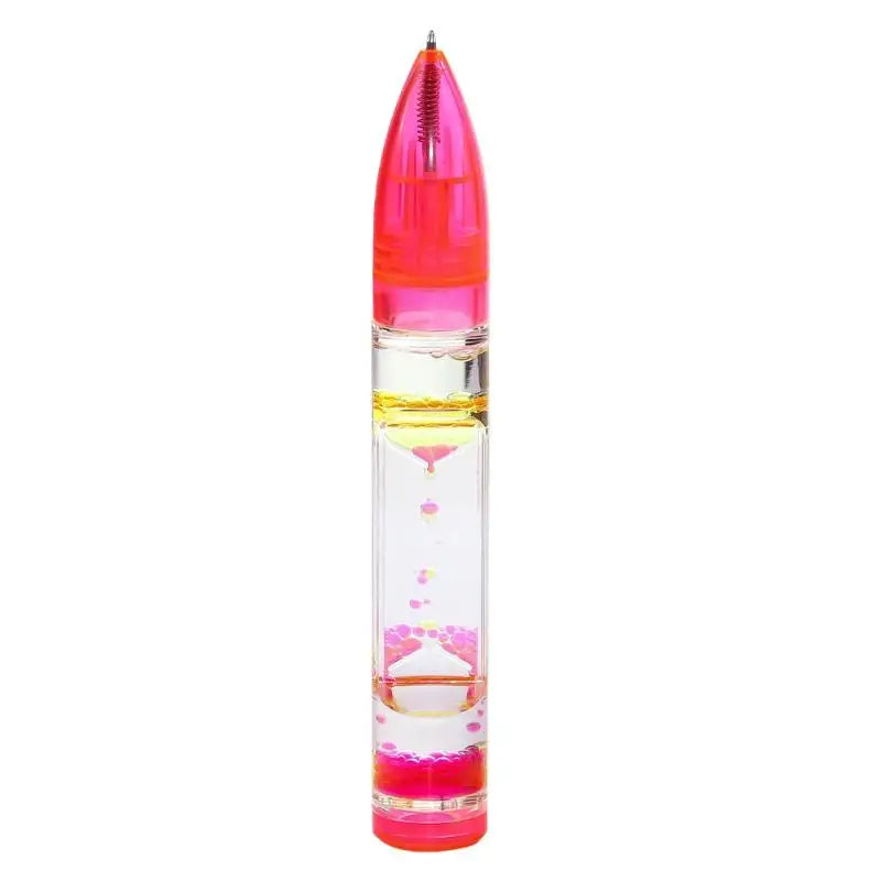 Liquid Motion Bubble Pen Retractable Ballpoint – 6 Colors Novelty Ballpoint Pen Qme