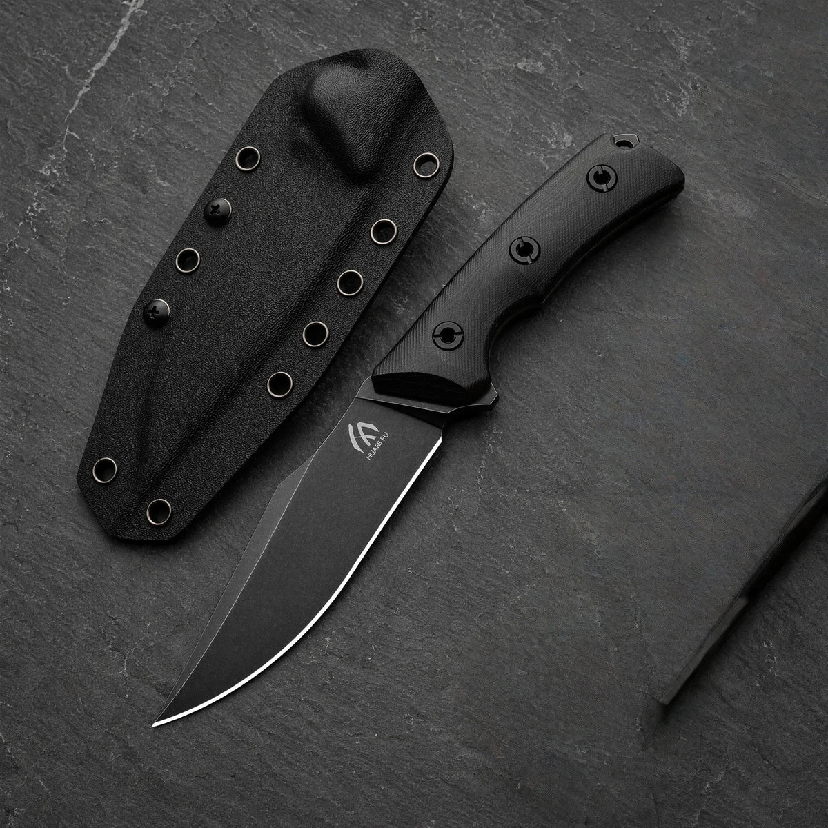 HUANGFU Multi-Function Outdoor Camping Knife – Steel Blade Multi-Function Knife Qst