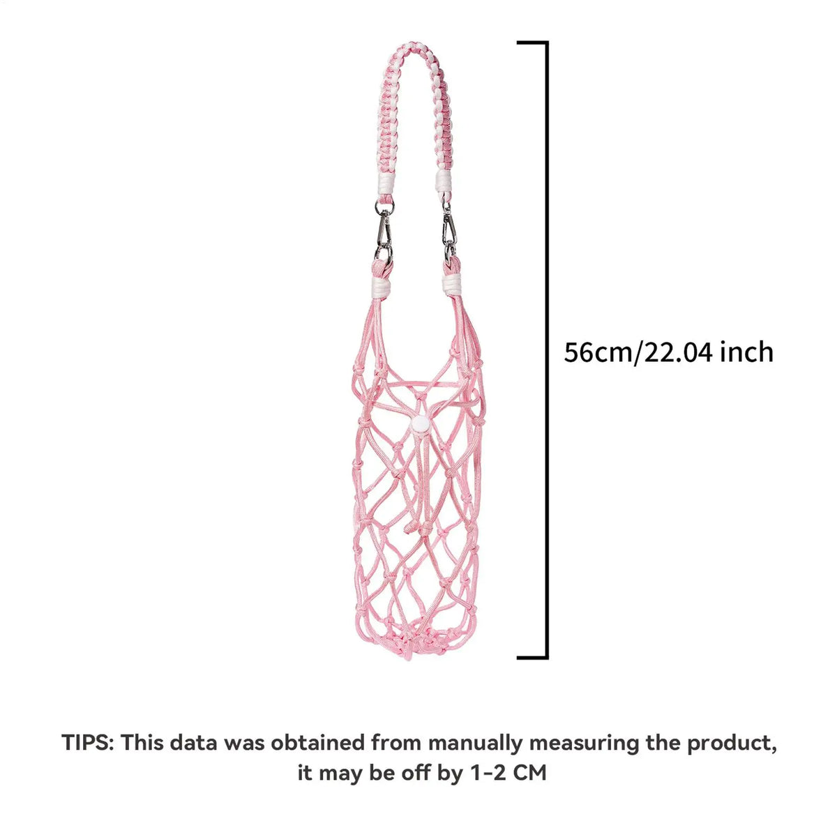 Cotton Water Bottle Carrier Bag with Adjustable Strap Water Bottle Carrier Qme
