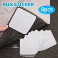 Non-Slip Rug Gripper Tape Pads – Washable & Reusable 4 Pack Rug Gripper Pads Qme 8pcs