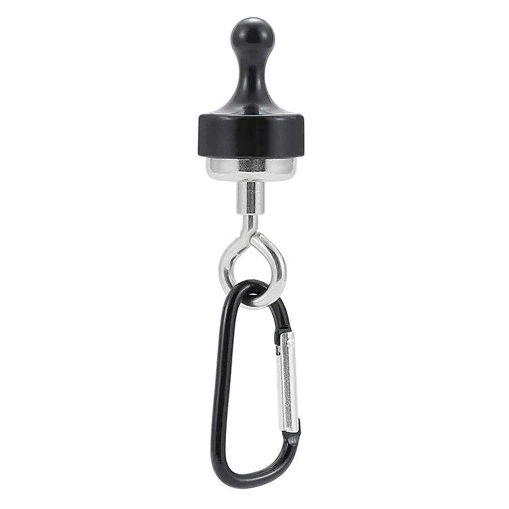 Heavy Duty Magnetic Carabiner Hooks – Strong Hanging Clips Magnetic Carabiner Hook Qme Red