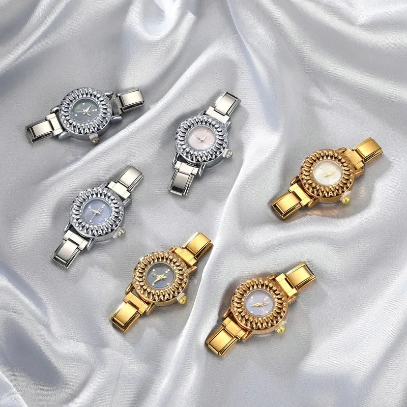 Women's Gold Bracelet Watch – Retro Luxury Elegant Style Bracelet Watch Qme