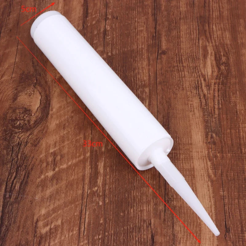 Refillable Caulking Sealant Tube with Cap – Reusable Squeeze Bottle Caulking Tool Qme