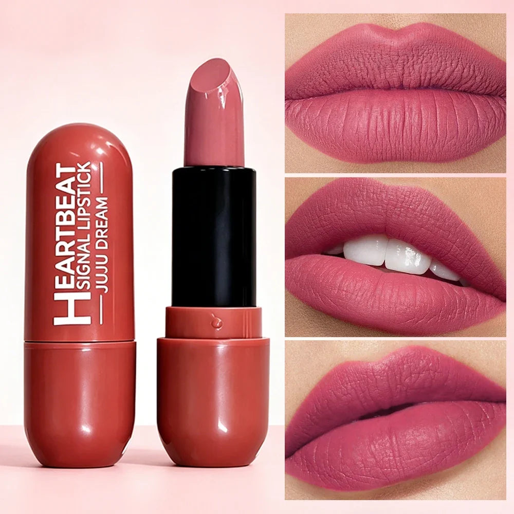 Waterproof Velvet Matte Lipstick – Long-Lasting & Smudge-Proof Matte Lipstick Qme