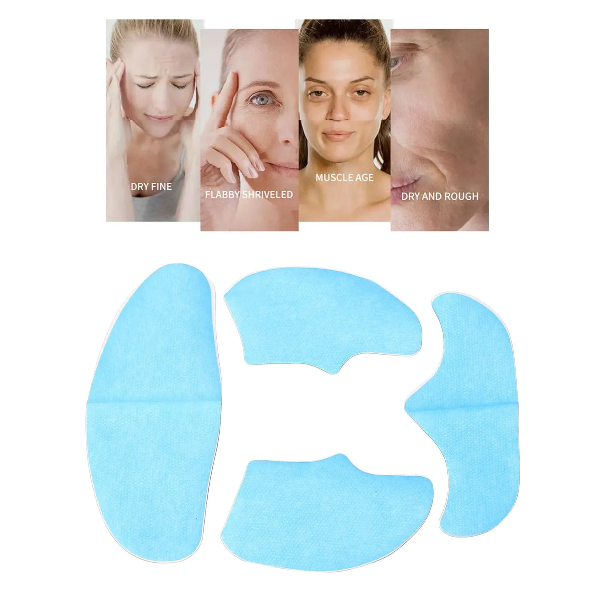 Melting Pure Collagen Soluble Films – Moisturizing Skin Mask 10pk Collagen Face Mask Qme