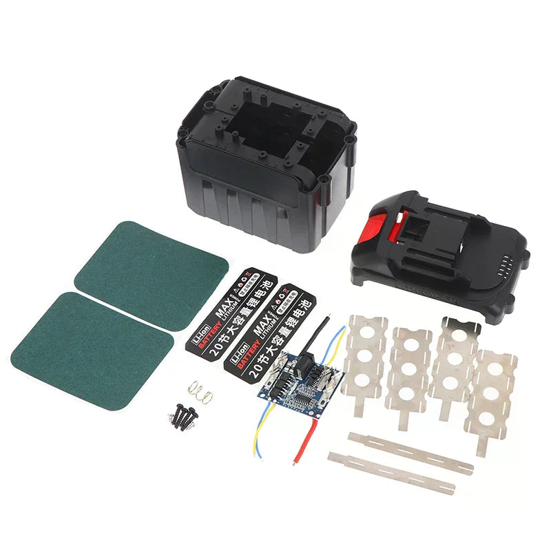 20x18650 21V 60A BMS Balance Charging PCB Battery Case Board BMS Battery Case PCB Qme