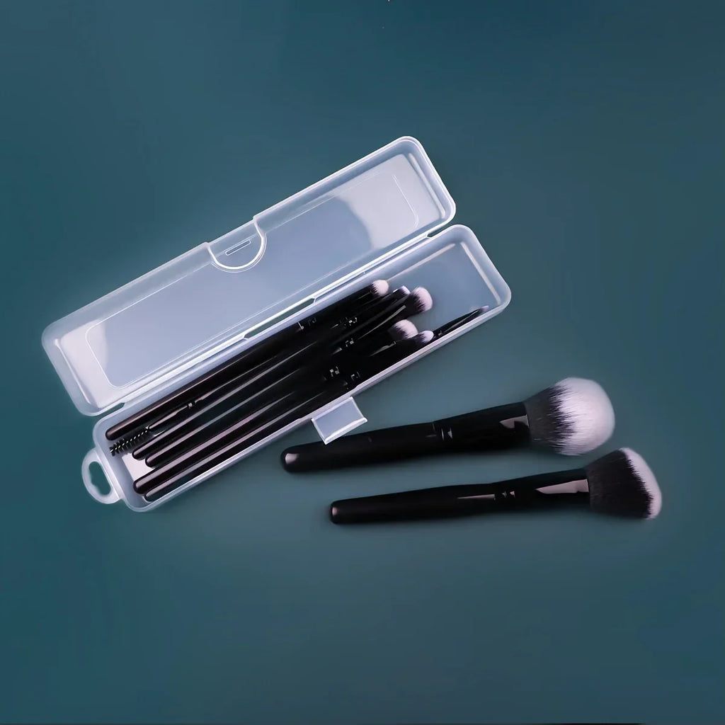 Makeup Brush Storage Box & Travel Case | ABS Organizer Makeup Brush Organizer Qme