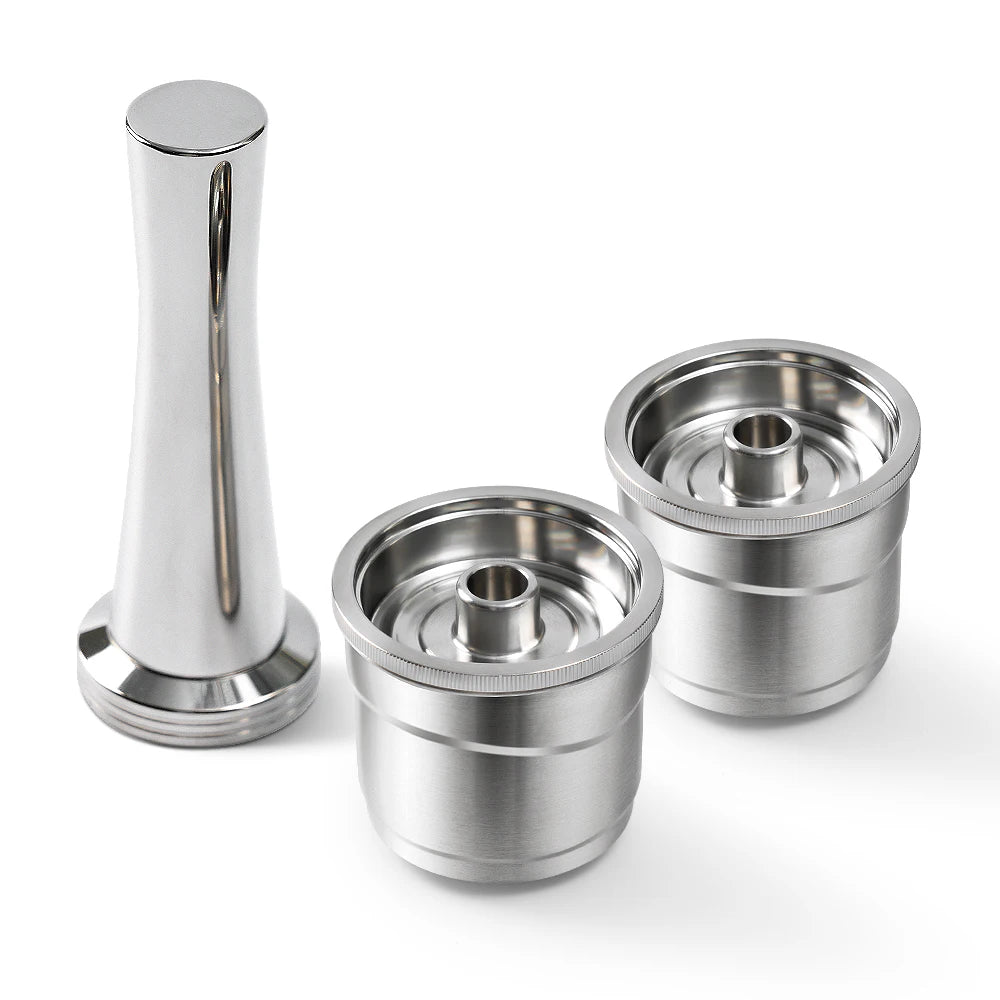 Reusable Stainless Steel Espresso Pod for Illy Y3 X7 Y5 Reusable Coffee Capsule Qst 2podsT