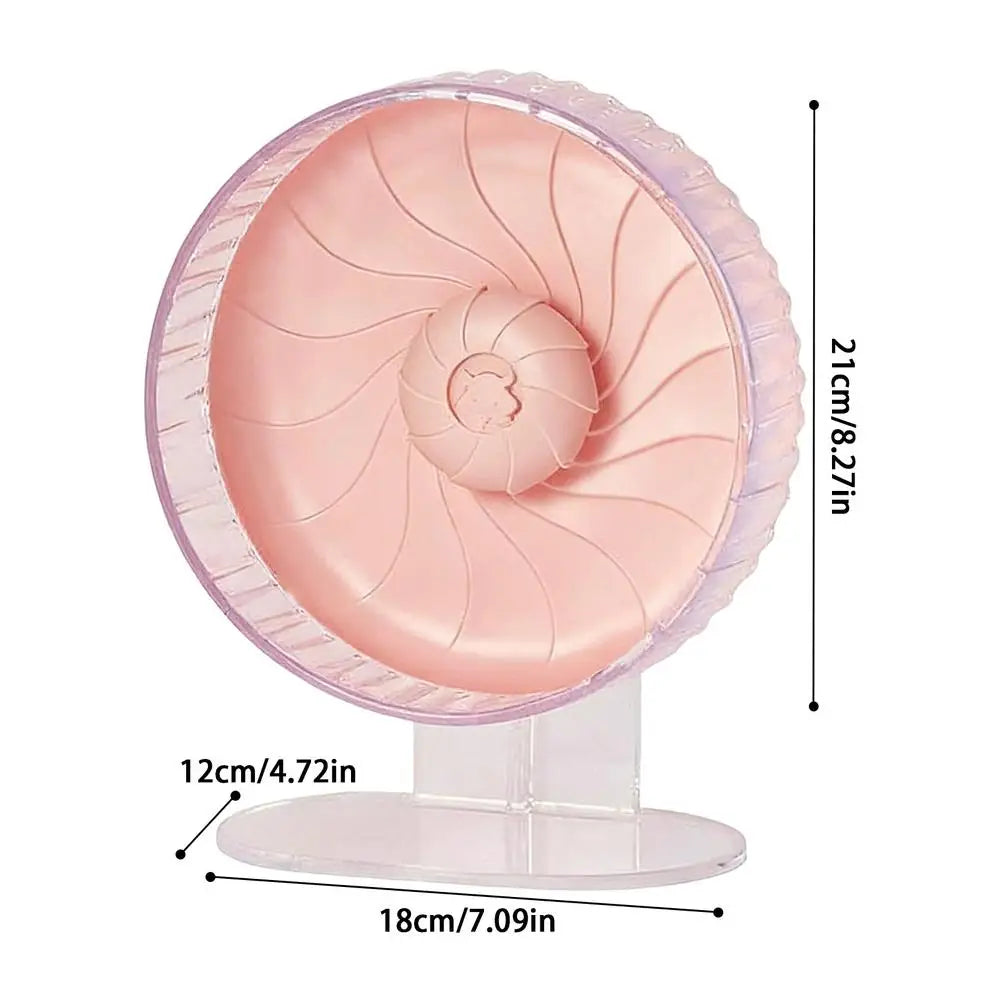 Silent Hamster Wheel – Adjustable Height Habitat Accessory Small Pet Exercise Wheel Qme Burgundy China Mainland