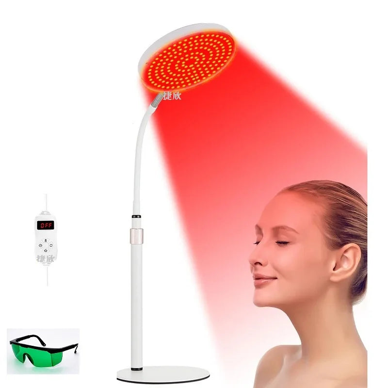 Red Light Therapy Lamp 660nm 850nm – Face & Body Desktop Panel Red Light Therapy Lamp Qst White