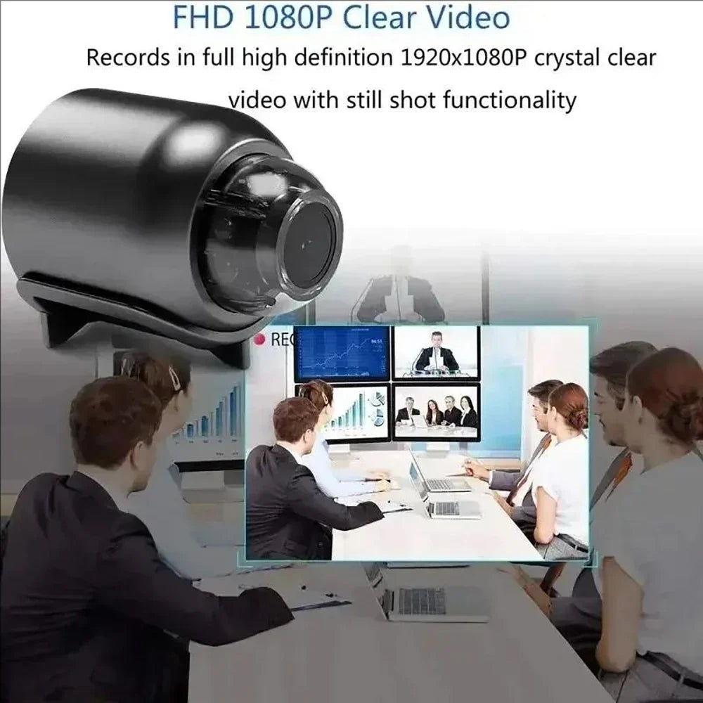 Mini WiFi Security Camera – Wireless Remote Monitoring & Night Vision WiFi Security Camera Qme