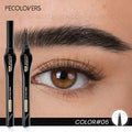 Two-Prong Eyebrow Pen – Sweatproof, Long-Lasting, 4 Shades Eyebrow Pen Qme 06