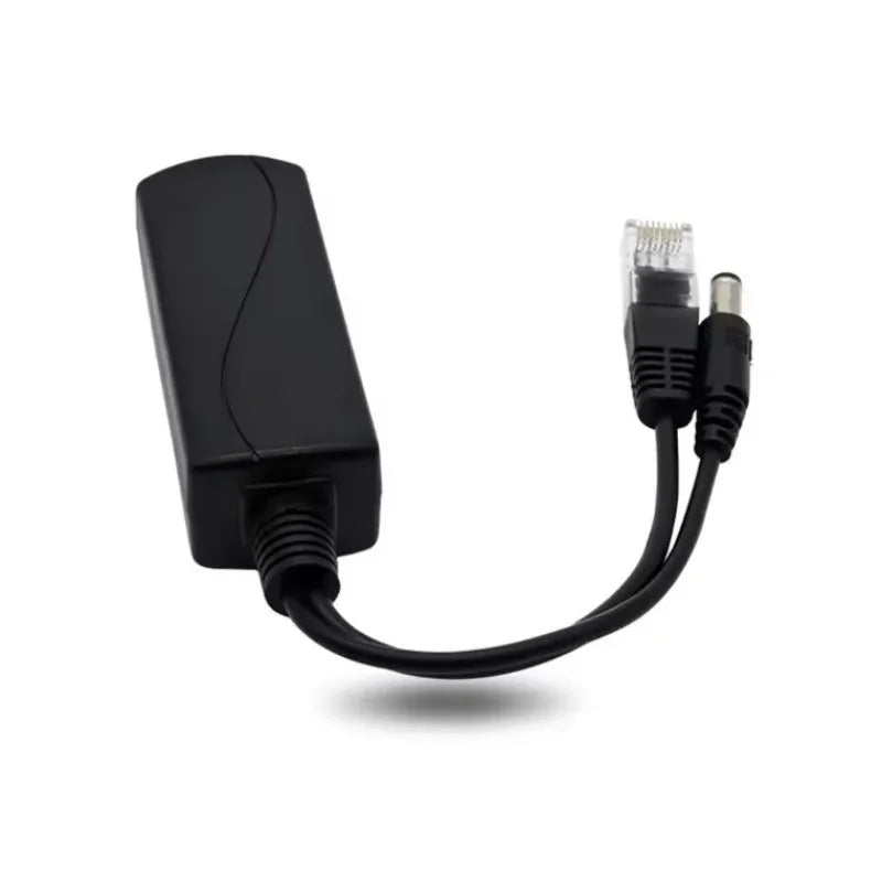 48V to 5V POE Splitter 100Mbps – Micro USB & USB-C PoE Splitter Adapter Qme