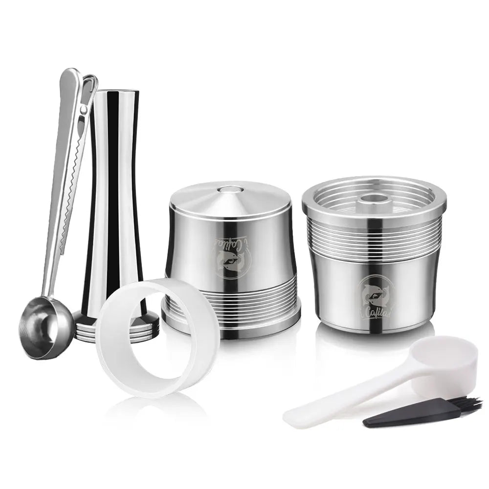 Reusable Stainless Steel Coffee Pods for Illy X7.1 X8 X9 Y5 Refillable Coffee Pods Qst 2pods tsd