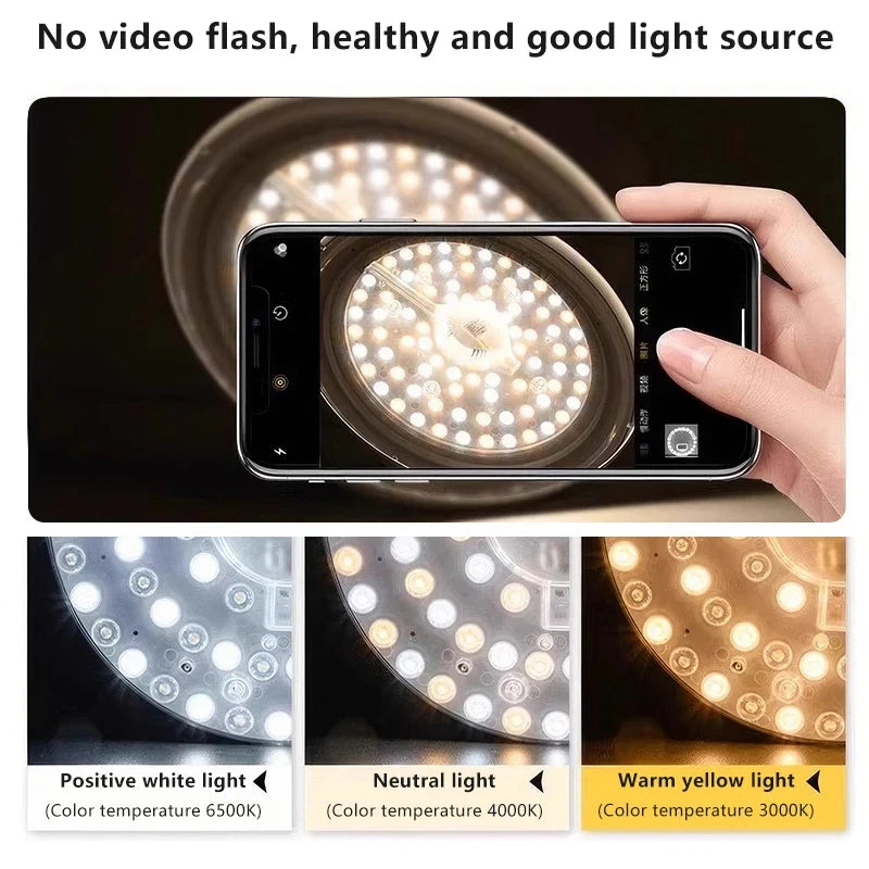 AC220V LED Round Panel Light with Magnetic Mounting | 7 Colors LED Panel Light Qme