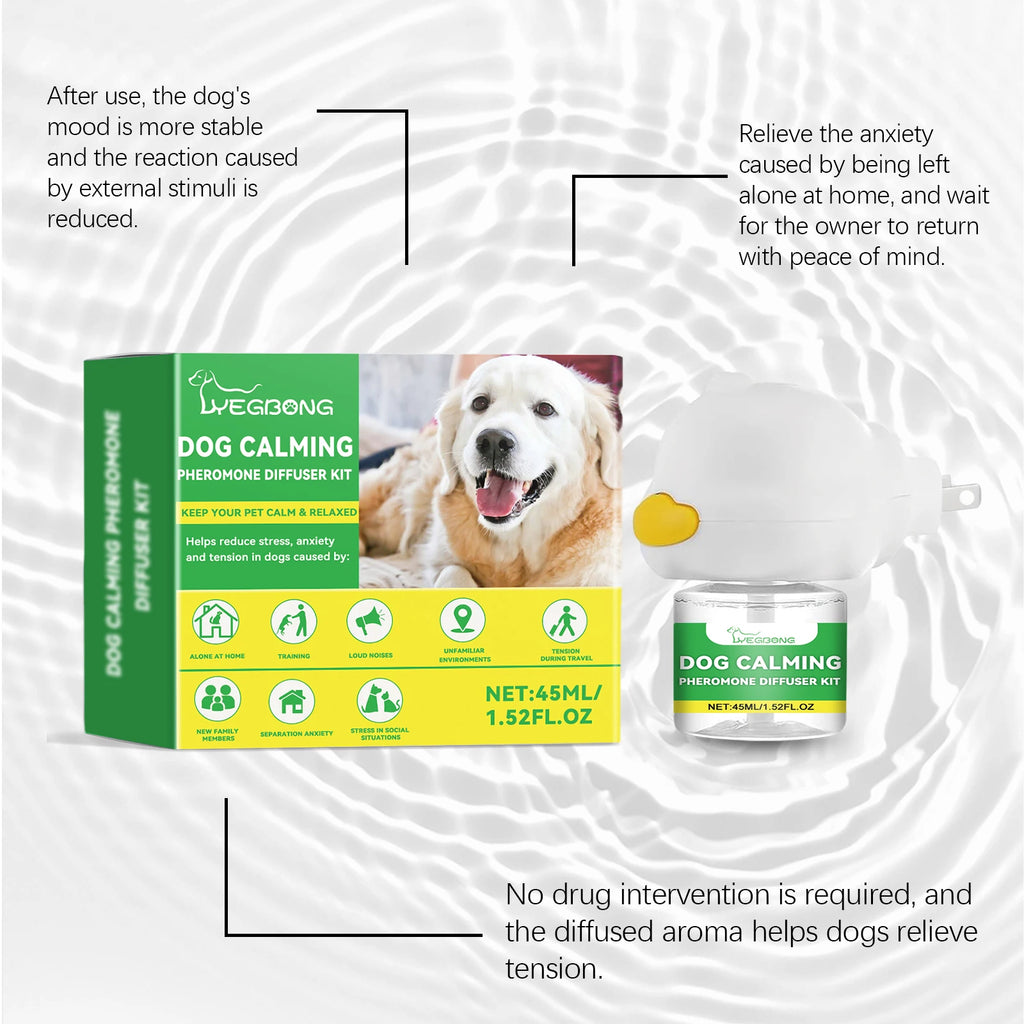 Dog Calming Diffuser Set – Pet Stress Support Home Kit Pet Calming Diffuser Qst