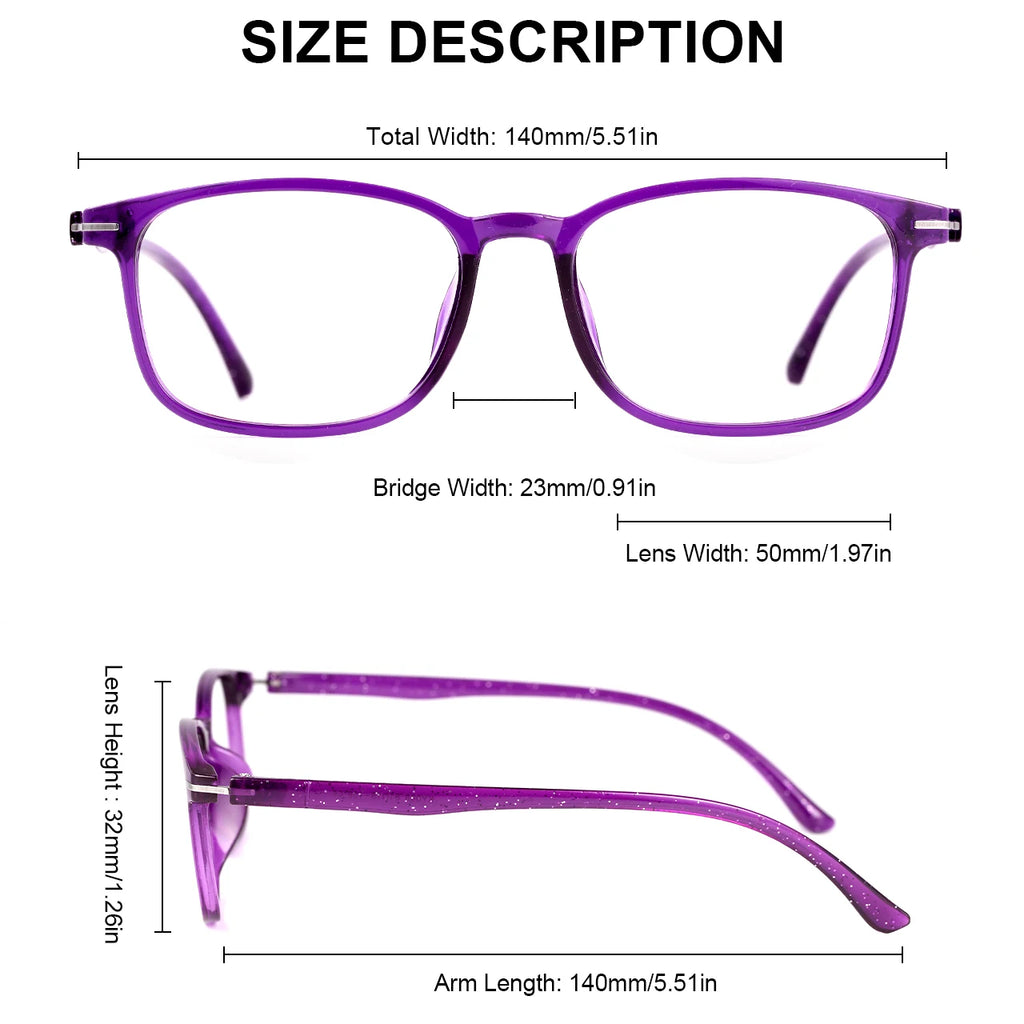 VOPHA Anti Blue Light Reading Glasses Lightweight Acetate L10 Reading Glasses Qst