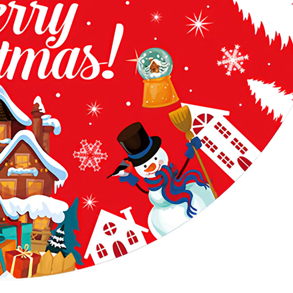 Christmas Half Fan Banner – Waterproof Festive Party Decor Christmas Party Banner Qme