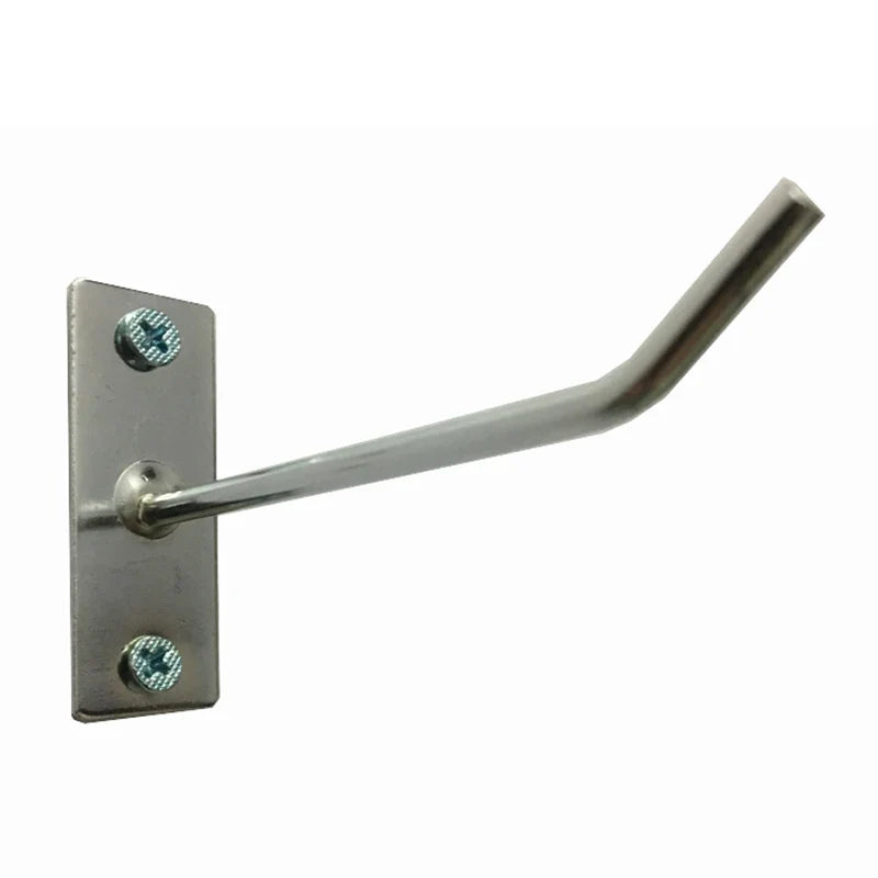 Steel Pegboard Hooks Oblique Wall Mount Hanger Set – 5 Pcs Pegboard Hook Set Qme