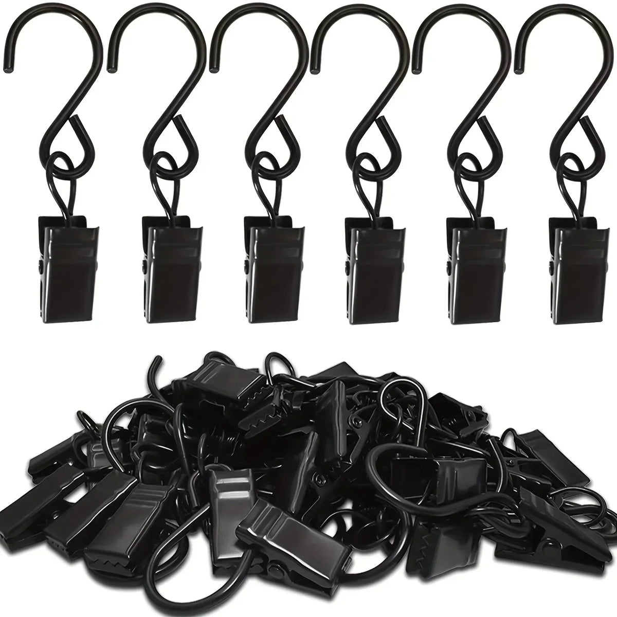 Stainless Steel S-Hooks | Curtains, Kitchen & Camping Multi-Purpose S-Hooks Qme