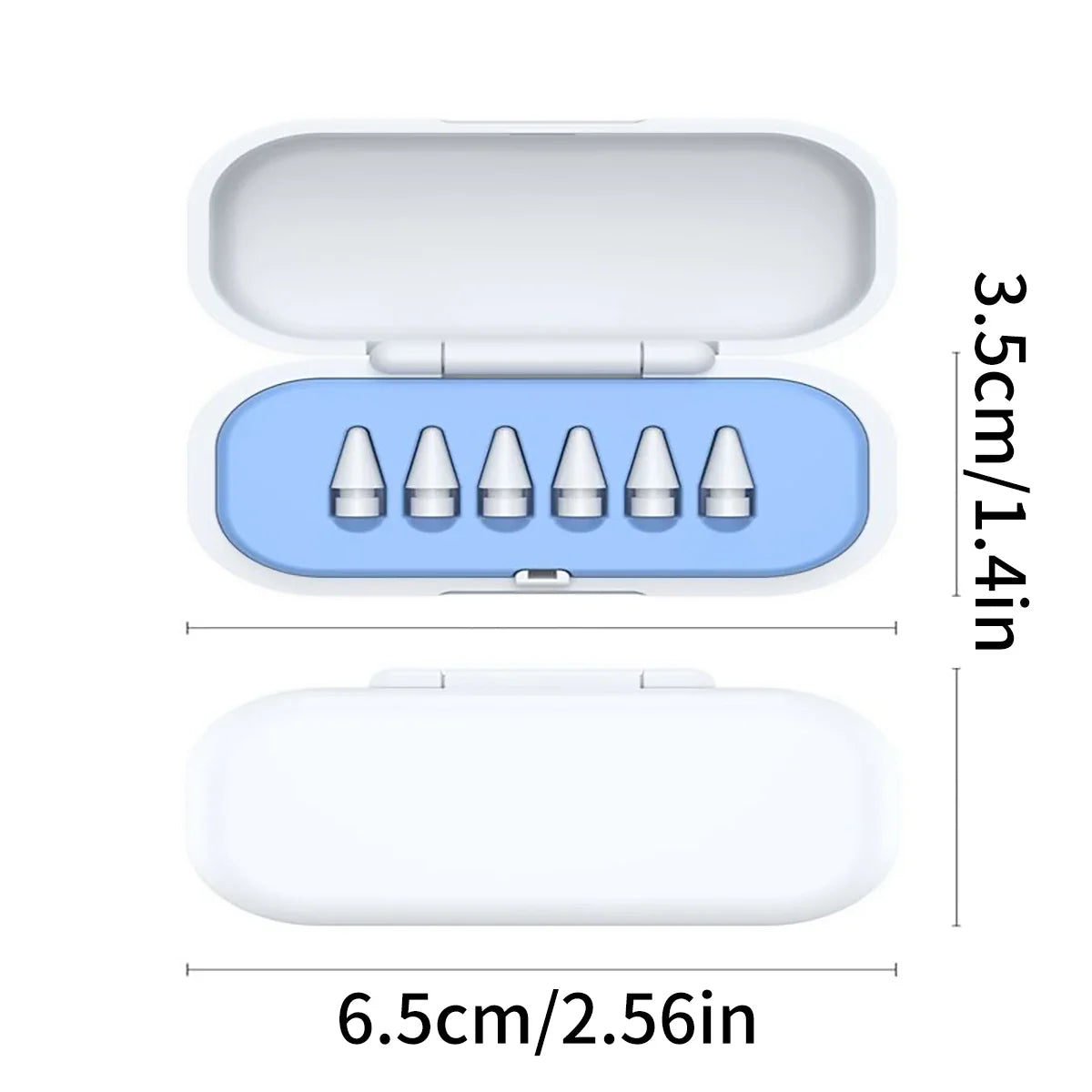 Apple Pencil Tip Storage Box – Compatible Gen 1 & 2 Pencil Tip Storage Box Qme