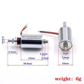 Mini Round Cylinder Solenoid Electromagnet DC 7.4V 9V 12V Linear Solenoid Electromagnet Qme 1pc