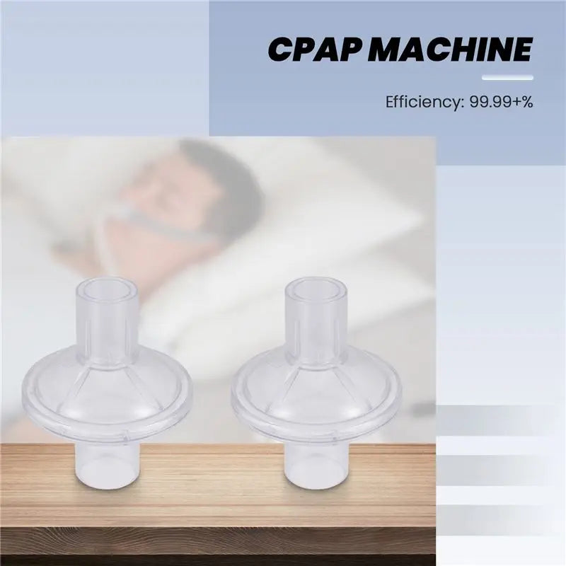 CPAP BiPAP In-Line Outlet Filter 15mm/22mm – 12 Pack CPAP Replacement Filter Qst