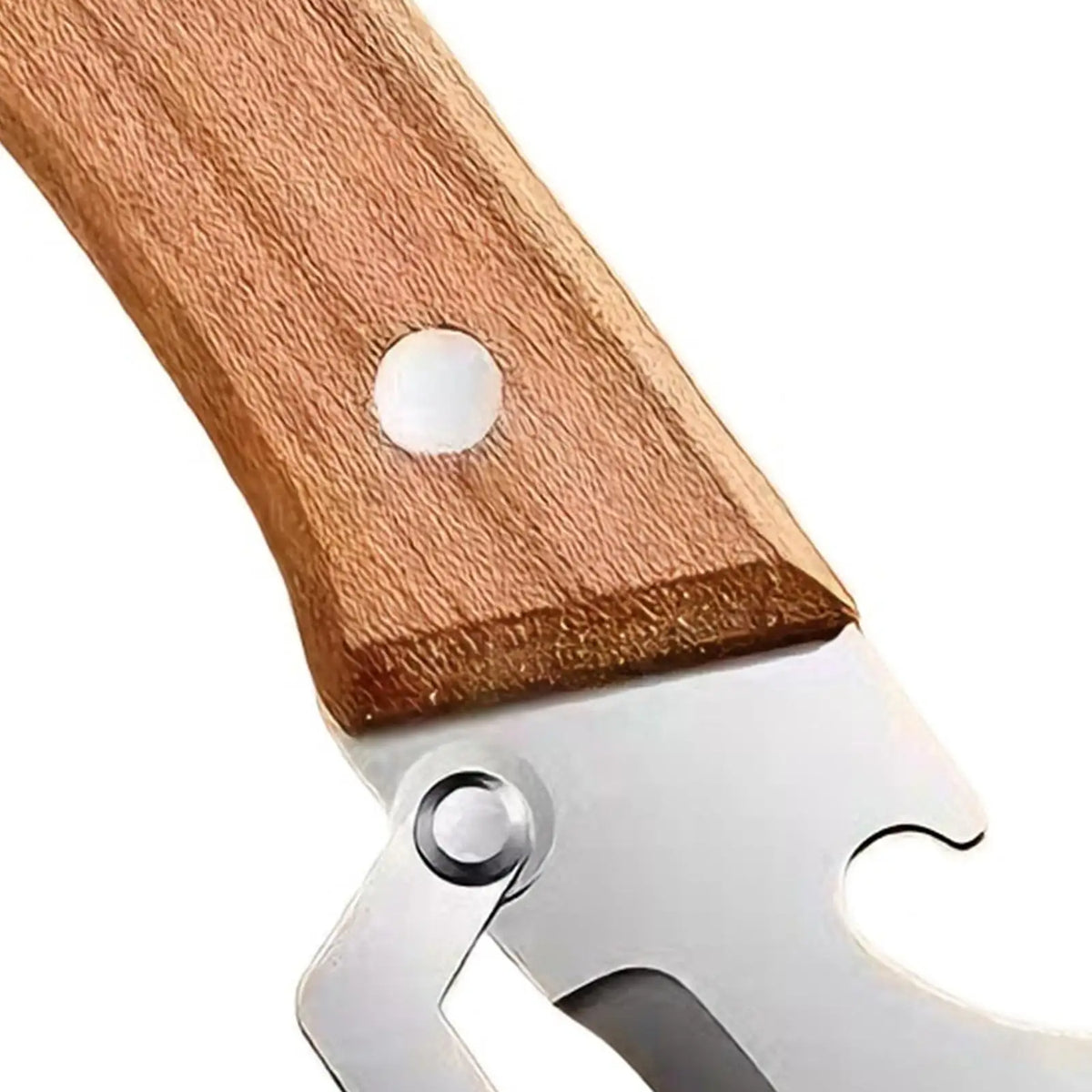 Vegetable Peeler & Bottle Opener – Wooden Handle Stainless Steel Vegetable Peeler Qme
