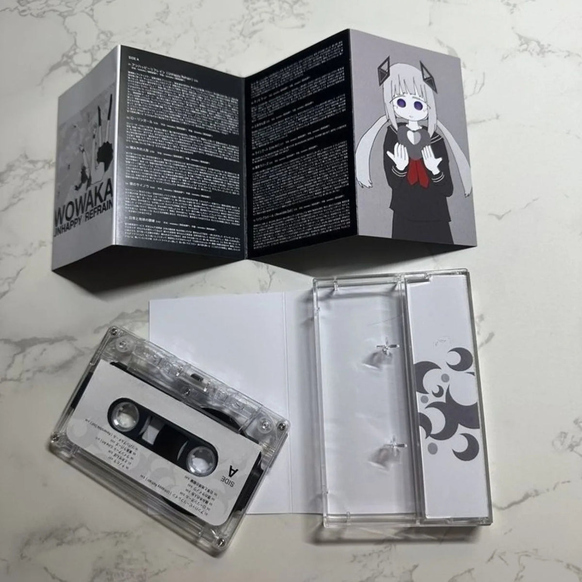 Vocaloid Classic Album Cassette | Minimalist Black & White Collectible Cassette Qme