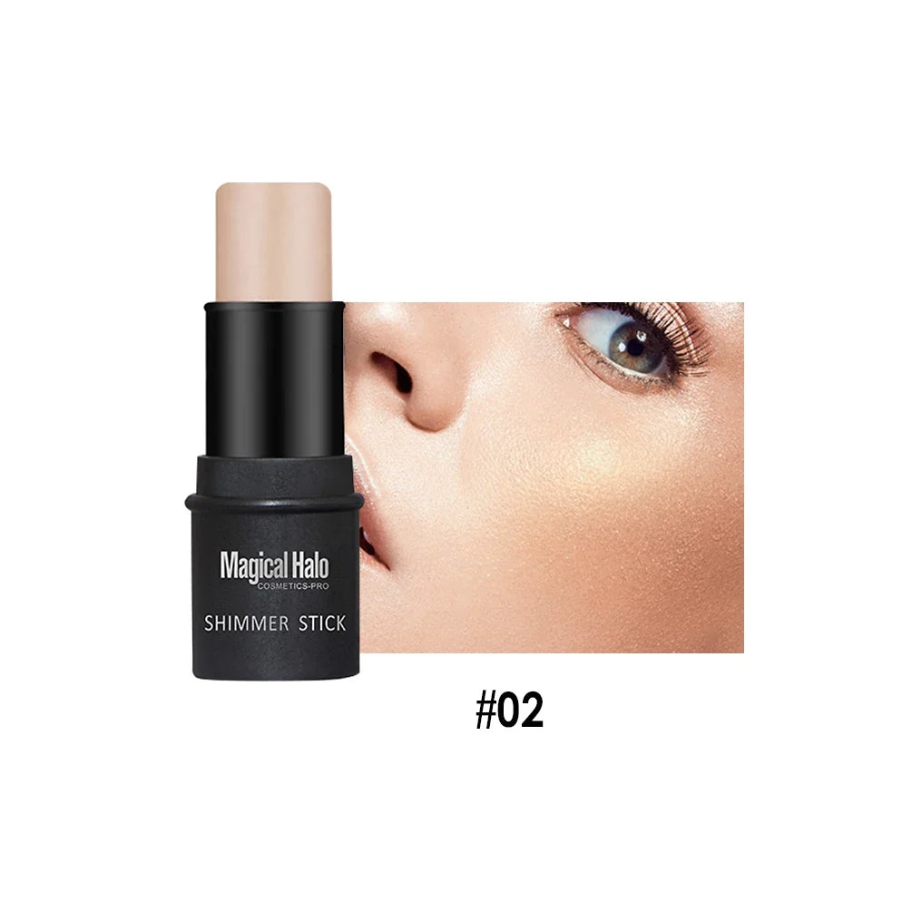 Magical Halo Highlighter Stick – Glitter Bronzer & Contour Highlighter Bronzer Stick Qme 2