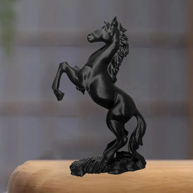 3D Printed Pegasus Horse Statue – Modern Home & Office Décor Decorative Sculpture Qst