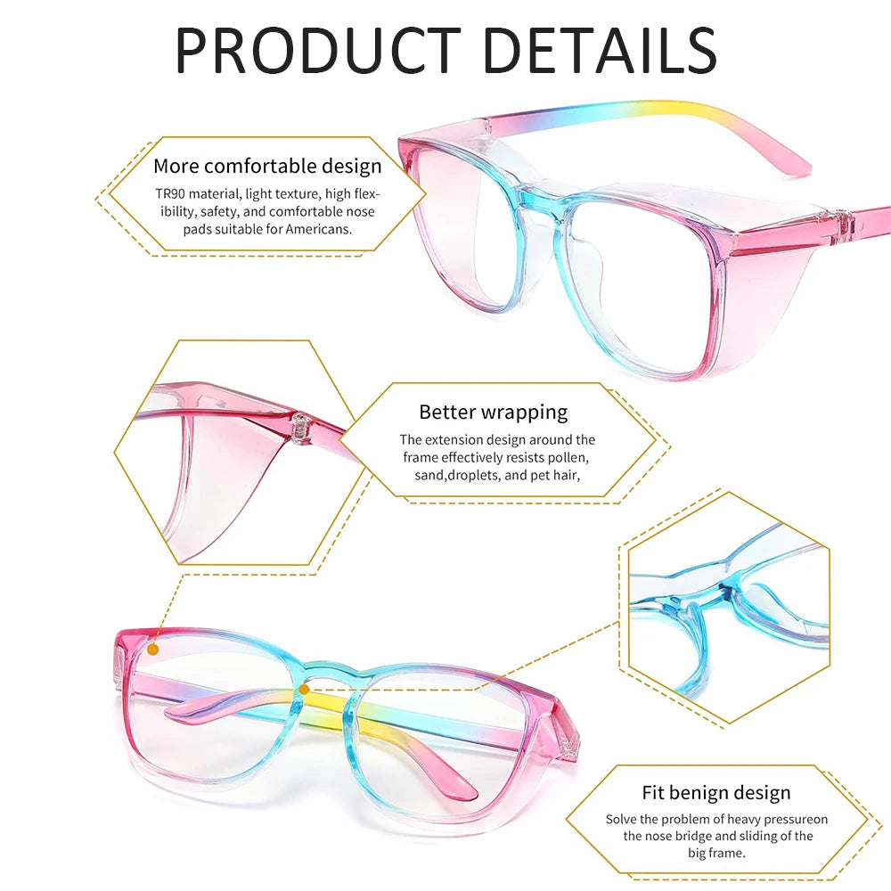 VOPHA Women's Blue Light Safety Glasses ANSI Z87 | HM9 Safety Glasses Qst