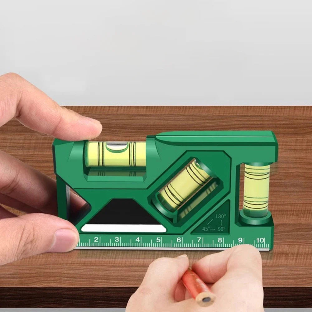 Magnetic Bubble Level Ruler & Angle Gauge | 3 Sizes, 6 Colors Magnetic Level Gauge Qme
