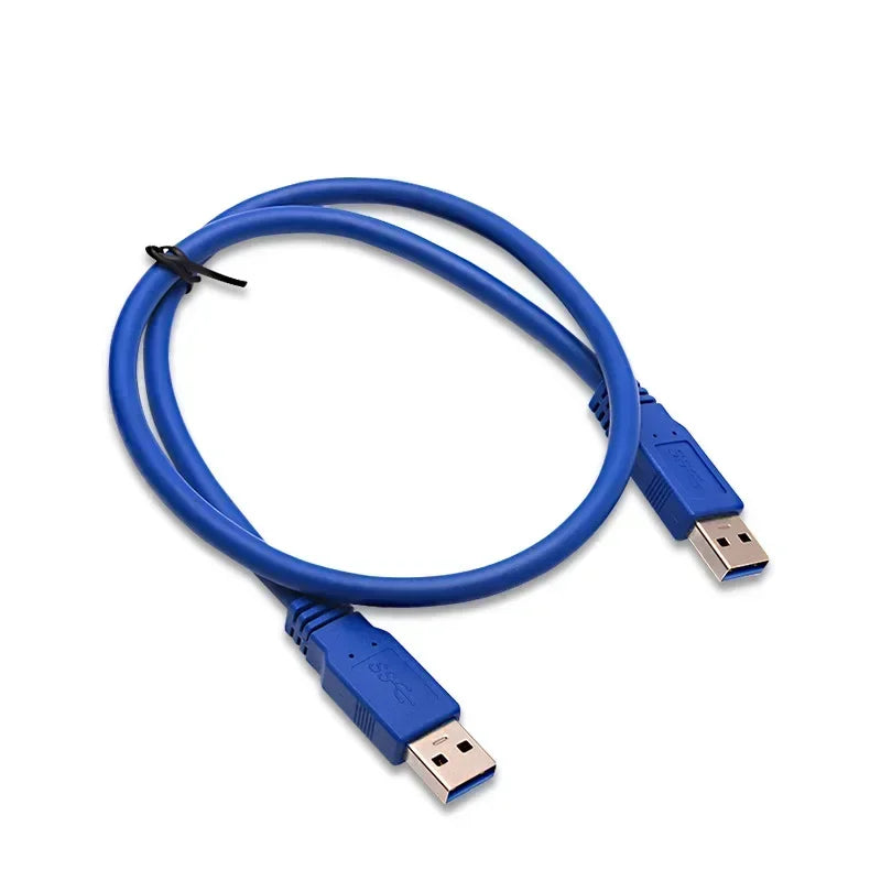USB 3.0 Male to Male 1.5M Extension Cable – Webcam, Camera & MP3 USB Extension Cable Qme Blue 1.5m