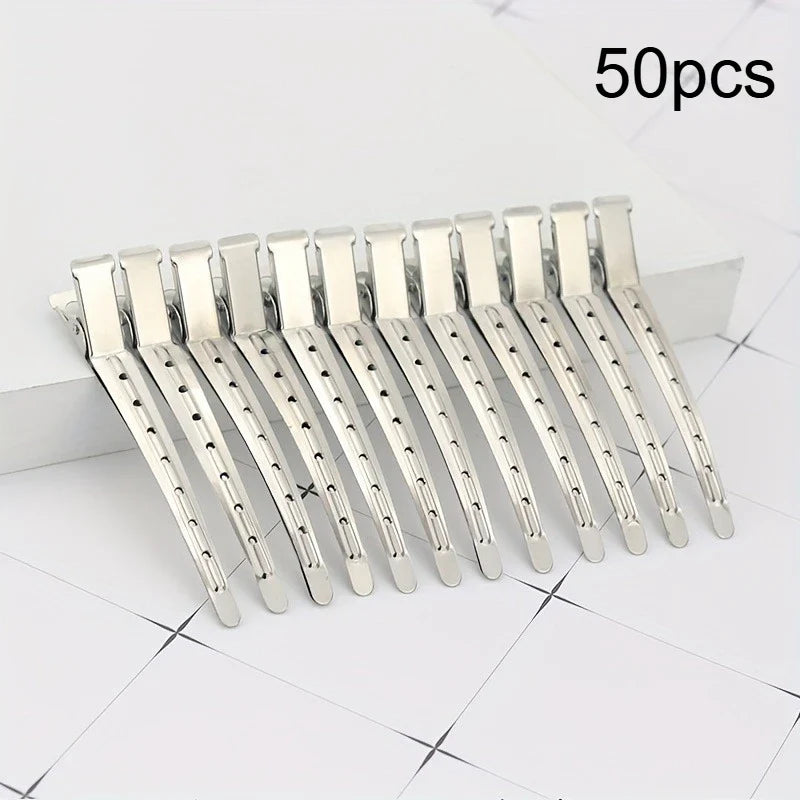 No Crease Duckbill Hair Clips – Traceless Styling & Makeup Duckbill Hair Clips Qme 50pcs