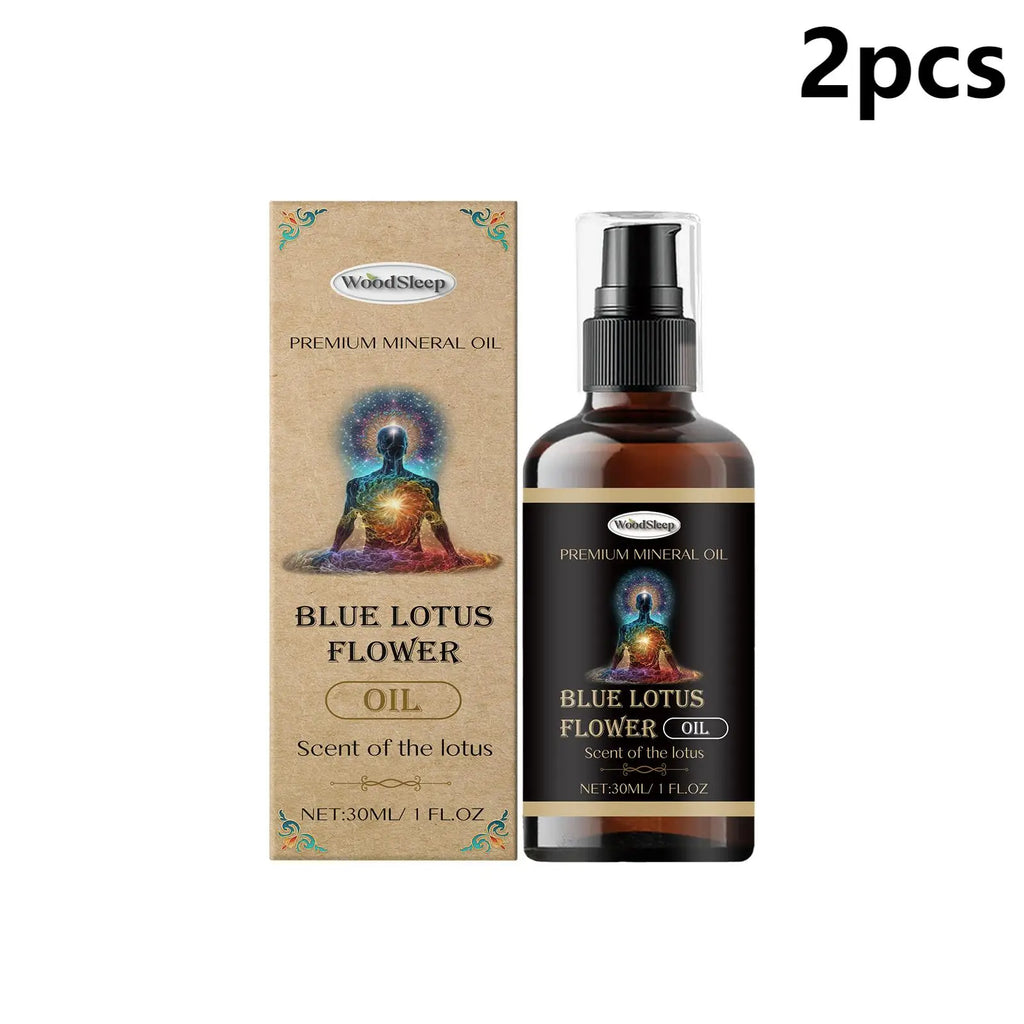 Woodsleep Blue Lotus Retinol Vitamin E Multipurpose Body Oil Multipurpose Body Oil Qst 2pcs