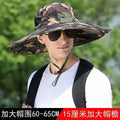 Large Head Sun Hat – Breathable Adjustable Outdoor Cap Outdoor Sun Hat Qme DGN circumference60-65cm