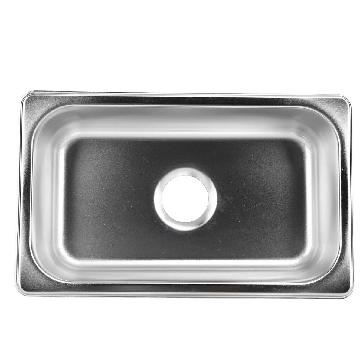 RV Kitchen Sink 304 Stainless Steel Rust-Resistant Wash Basin Kitchen Sink Basin Qme