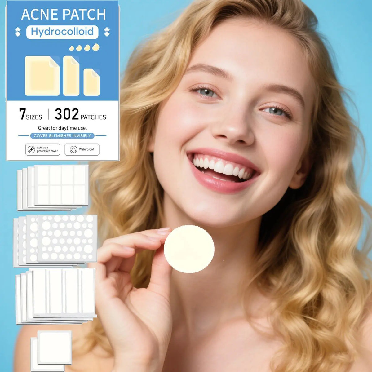 Hydrocolloid Pimple Patches Mixed Sizes – Salicylic Acid Pimple Patches Qme