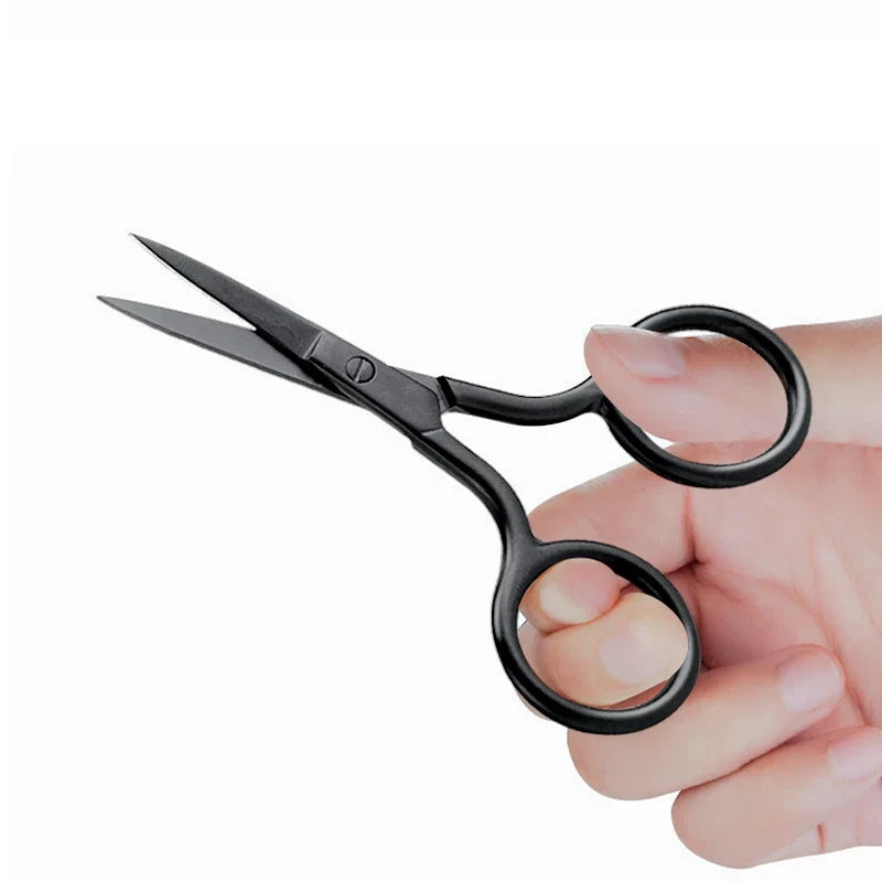 Rose Gold Eyebrow & Eyelash Scissors – Stainless Steel Eyebrow Scissors Qme