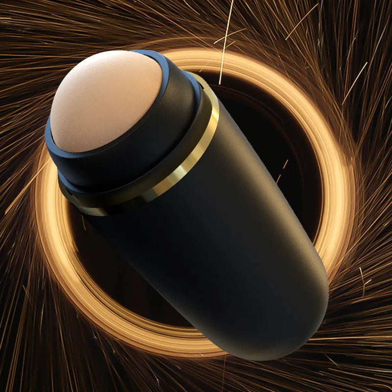 Volcanic Stone Face Oil Absorbing Roller – Natural Massage Stick Face Oil Roller Qme