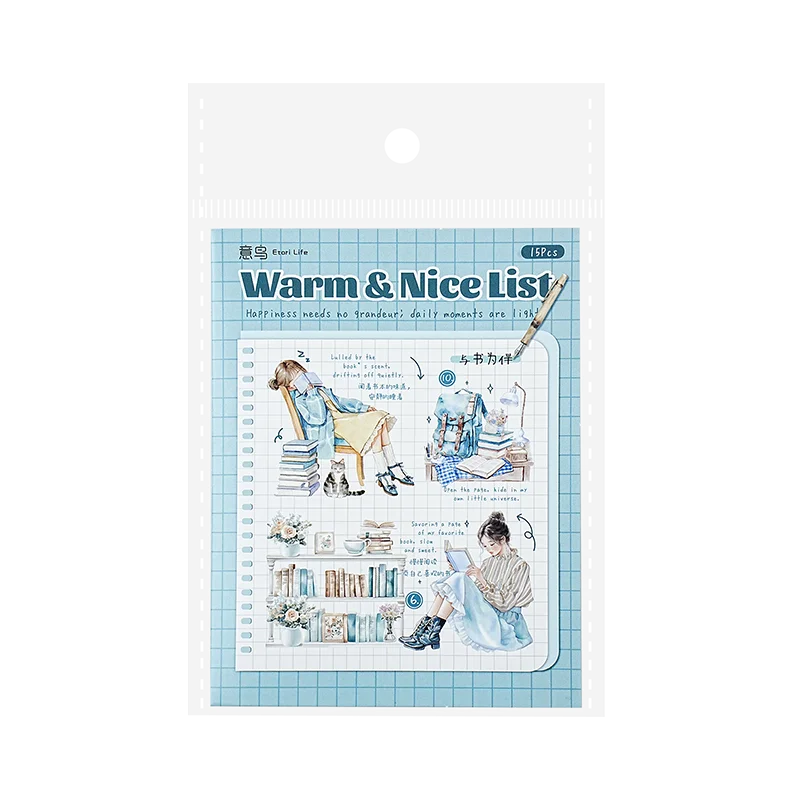 Artistic Girl PET Stickers | Junk Journal Scrapbook Collage Decorative Craft Stickers Qme