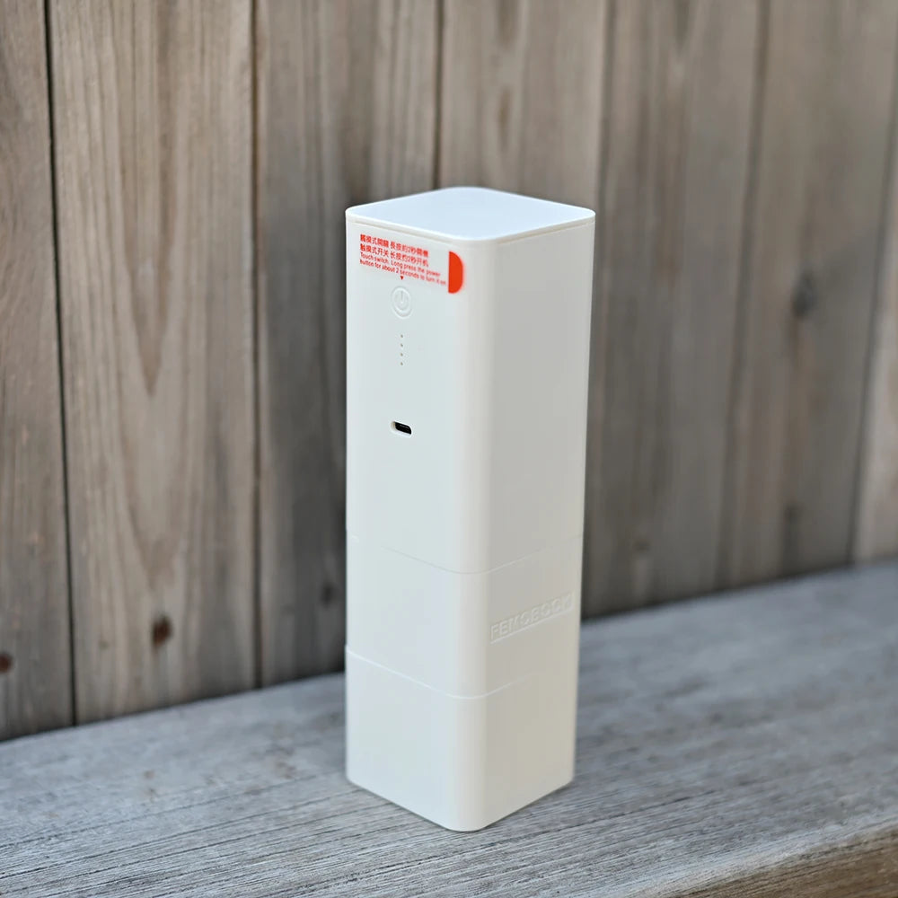 FEMOBOOK A2 Portable Electric Burr Coffee Grinder 4000mAh USB Electric Coffee Grinder Qst WHITE