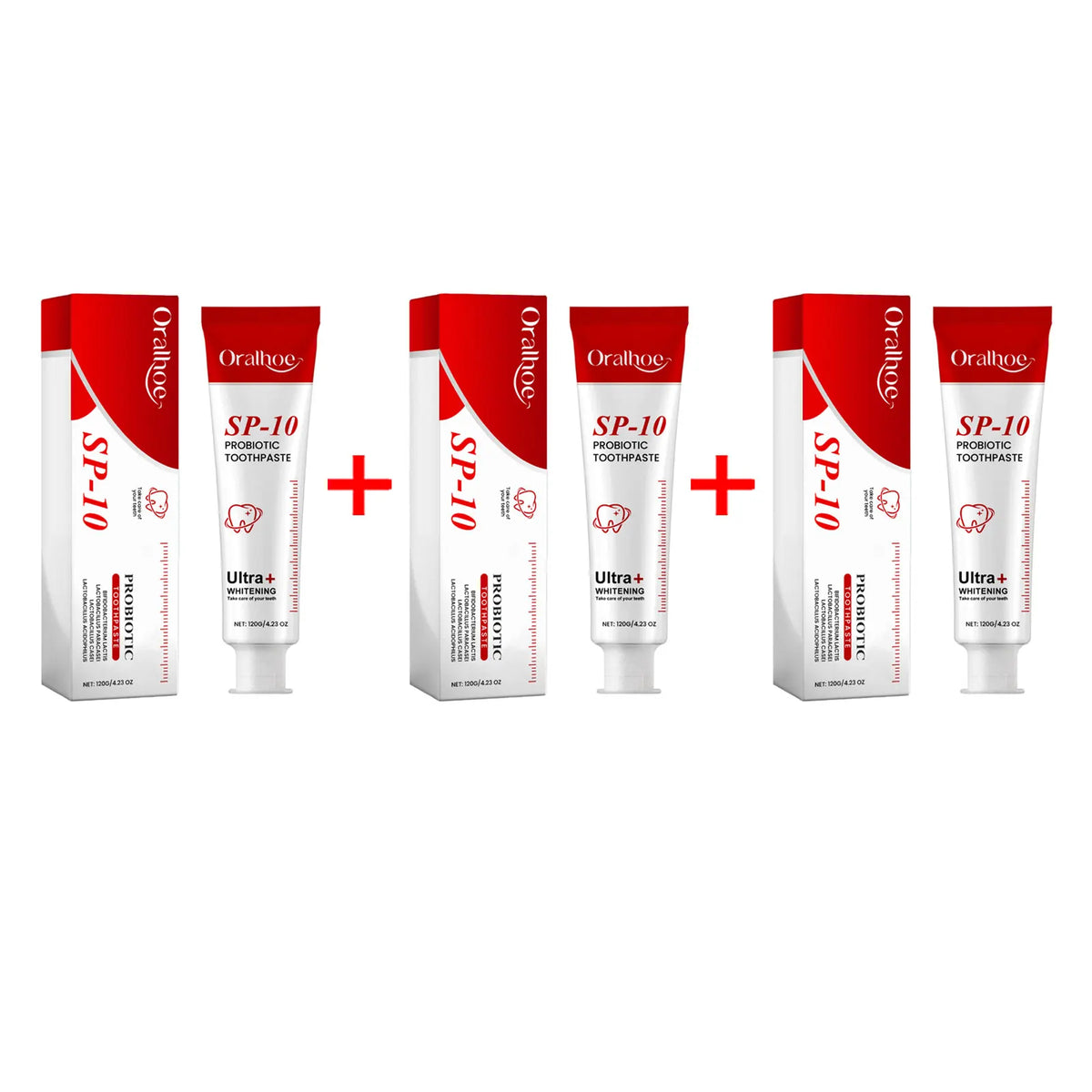 Oralhoe SP-10 Probiotic Toothpaste – Whitening & Fresh Breath Probiotic Toothpaste Qst 360g boxed