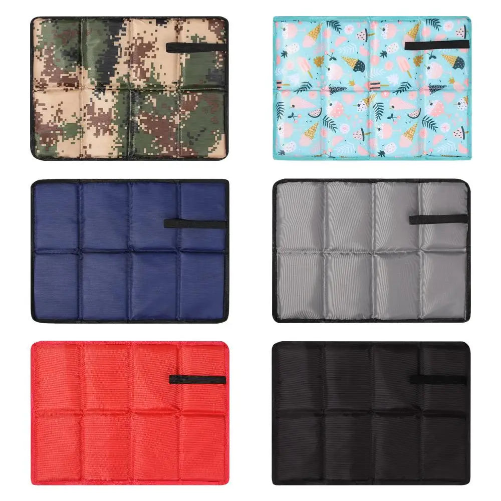 Waterproof Folding Sitting Pad – Oxford Cloth Hiking Beach Mat Folding Sitting Pad Qme