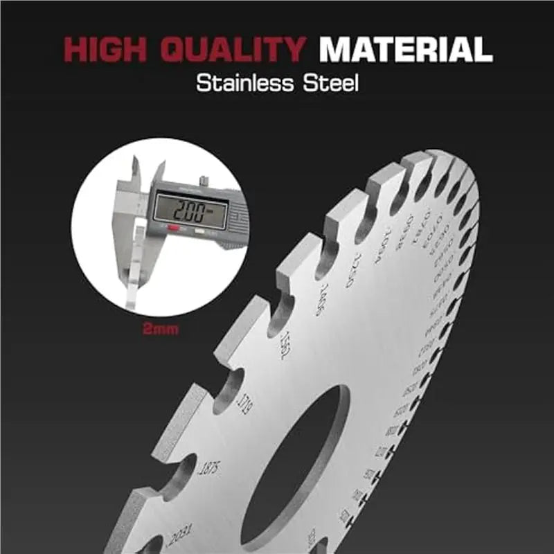 Dual-Sided Stainless Steel Wire & Sheet Metal Thickness Gauge Metal Thickness Gauge Qme