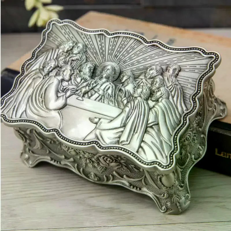 Rosary Jewelry Storage Box | Soft Lining Anti-Scratch Organizer Jewelry Storage Box Qme