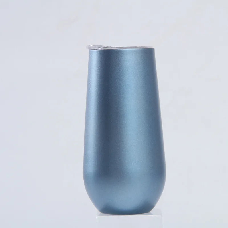 Swig Egg-Shaped Insulated Tumbler 6oz 12oz Vacuum Cup Insulated Tumbler Qst 6oz 7 sliver logo